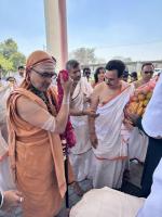 Swamiji's visit to Vivekanand Group of Colleges, Mathura Pass, Aligarh (19 March 2025)